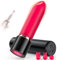 Mini Vibrator Vibratorensets für frauen Mit Vier Silikonköpfe-Sex Toys Lipstick Vibration für Frauen Sex Spielzeug für die Frau mit 10 VibrationModi, Leise Vibratoren Sexspielzeug für Frauen Paare