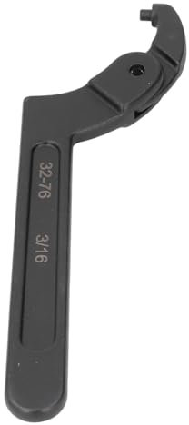 OVAQUIXI Einstellbarer C -Stift -Schraubenschlüsselschlüssel, 1 1/4 Bis 3 Zoll Runder Kopf für Mechanische Geräte mit Mechanischen Geräten mit Muttern
