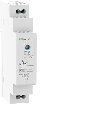 Plikc - Alimentatore switching modulare tensione regolabile (12Vdc - 1,25A - 15W)