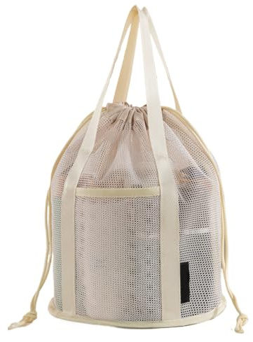 Sac De Douche en Maille Pochette De Rangement Imperméable Portative en | Pochette Respirante 3D pour plage piscine natation camping sport vacances
