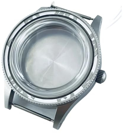 NLNKDTDPAK 40 mm retro kupolformad passform for NH35 NH36 NH34 ETA2824 PT5000 klockfodral med safirkristall lysande keramikram(A2 No Bezel,NH35 NH36 NH34)