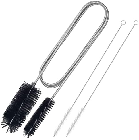 Bcautay Flexible Drain Brush 66in Aquarium Pipe Cleaner | Drain Unblocker Tools for Kitchen Fridge Aquarium Plug Hole for Cleaning Drains Pipes Bathroom