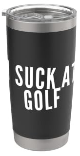 Divertente I Succhiare A Golf Golf Golf Umorismo Amico Giocatore di Squadra Bicchiere termico in acciaio inox doppia parete
