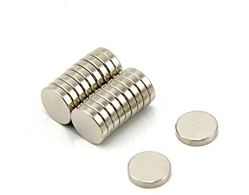 Magnetastico | 40 Stück Neodym Magnete N52 Scheibe 10x2 mm | Kühlschrankmagnet Pinnwandmagnet Whiteboard Magnet Scheibenmagnet kleine Magnete stark Neodym Magneten klein Mini Magnete Rund Magnettafel