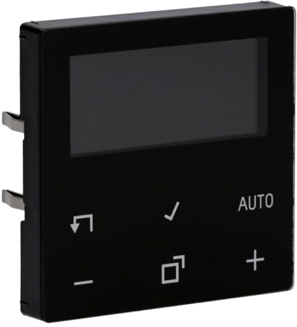 JUNG BTA1791SW Home Raumthermostat-Display Glas Schwarz