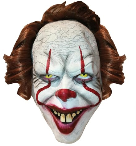Latex Maske Clown Bouuuh | Premium Qualität | Schrecken Zubehörteil | Furchtbare Maske | Halloween Kostümn | OriginalCup