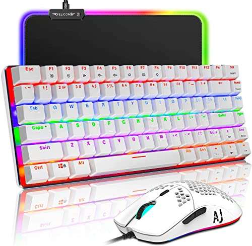 Hoopond Souris de Jeu Filaire 7 Boutons RGB avec 16 000 DPI