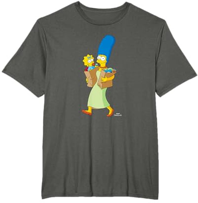 Los Simpson Marge Simpson y Maggie Grocery Run Camiseta