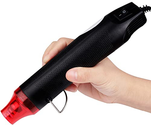 Pistole ad aria calda,Pistola Termica,300W Heat Gun,Mini pistola aria calda Elettrica Professionale,Embossing Heat Tool per Goffratura Artigianale,Tubi Termorestringenti,Riscaldamento Piccolo Argilla
