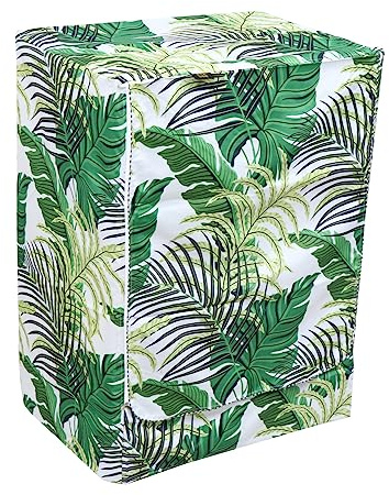 Housse de Machine à Laver Fermeture Éclair Étanche pour Tambour Vert | Oxford Prolonge Sa Durée Nettoyage Facile , Protège L’appareil Polyester Usage Intérieur Extérieur