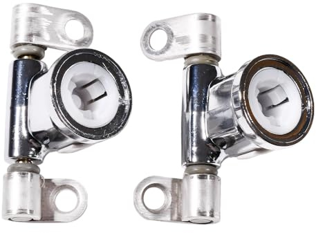 YUCKMZ Lot de 2 Charnières pour Abattant WC Fixation Compatible avec Dama Senso Giralda Toilettes AI0002100R