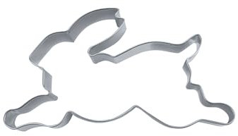 Städter - Premium Ausstechform - Hase springend 9,5 cm - Einzigartiger Ausstecher - Perfekt für Kreative Backkreationen für Ostern