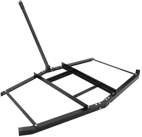 Hipicute Auffahrt Drag 167,6 cm Schleppegge Einfahrt Grader Stahl Abschleppen hinter Rasenrechen mit verstellbaren Stangen, Auffahrt, Traktor, Egge, Einfahrt, Grader für ATVs, UTVs, Traktor,
