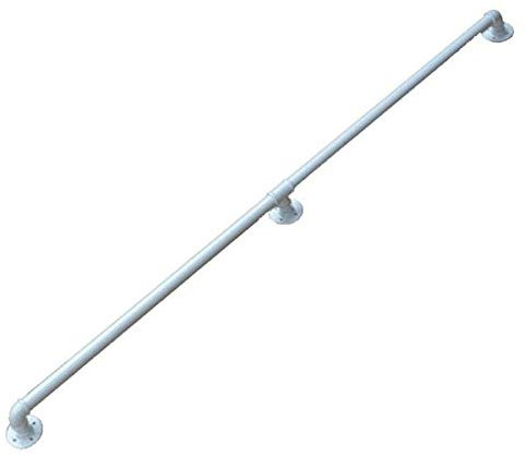 Weiß Treppengeländer Handlauf für Innen und Außen 4,0m Komplettset Treppengeländer Sicherheitshandläufe Modernes Design Verschiedene Größen wählbar