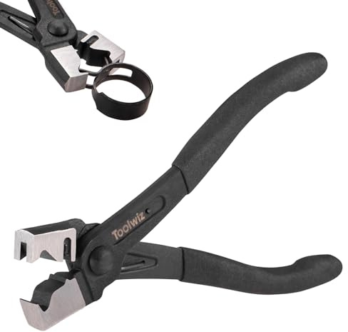 Toolwiz Clic & Clic-R Type Hose Clamp Pliers, CV Boot Clamp Tool Radiator Spring Collar Automotive Maintenance Tools