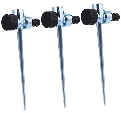 CIYODO 3stücke Teiliges Gartensprenger Spike Aus Legiertem Stabiles Boden-erdspiess Für Effiziente Bewässerung Von Rasen Garten Und Pflanzen Einfache Installation Ohne Werkzeug Wasserspar