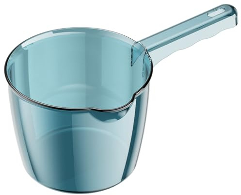 Wasserschöpfer – Robuster Badebecher Mit Langem Griff, Langlebiger Wasserlöffel Aus Kunststoff | Starker Schöpfbecher Mit Für Bad, Küche, Obstwaschen, pflege Und Tägliche Hygiene