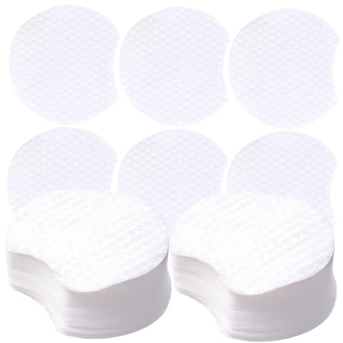 PENIKOKO 1200 Stück Einweg Gesichtspads Halbrund Vliesstoff Make Up Entferner Pads für Damen zur Porentiefe Reinigung und Ölentfernung Praktisch und Hautfreundlich