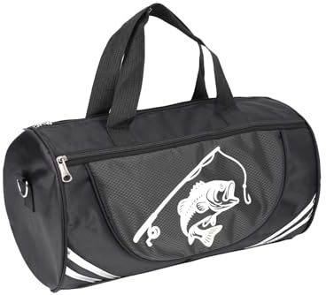 Angelrucksack – wetterfeste Angeltasche | Angelausrüstung, Handtasche, für Outdoor, Camping, See, Salzwasser, Süßwasser, Kajak, Reisen, Boot, Sport, Schwarz, Refer to Description, Unisex