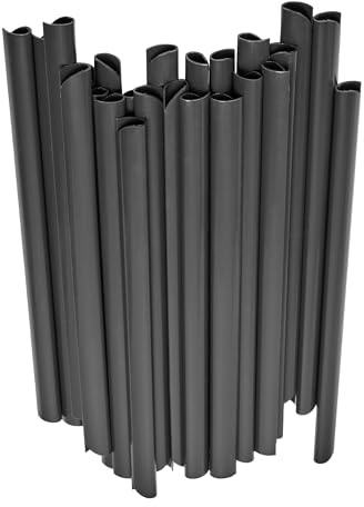 Garronda Clips de Fixation Brise Vue Jardin en PVC 19 cm Lot de 30 GD-0174 | Anthracite Attache pour Bandes Occultantes, Clôture Extérieure Balcon, Garde-Corps, Stable, Résistant UV et Intempéries
