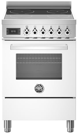 Bertazzoni PRO64I1EBIT Cucina Elettrico Piano cottura a induzione Acciaio inox, Bianco
