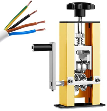 Pelacables eléctrico,Máquina pelacables automática - Máquina peladora de cables manual/eléctrica | Pelacables de 1-25 mm con manivela o taladro accionado para hombres y mujeres profesionales
