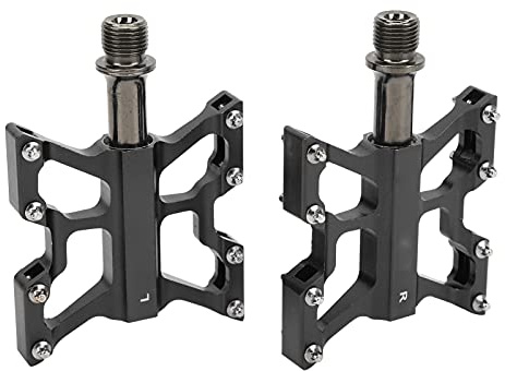 Rcniso Cykel 3-lager Slitstark Aluminiumlegeringspedal för Mountainbikecykling Lättviktsresor för Vuxna
