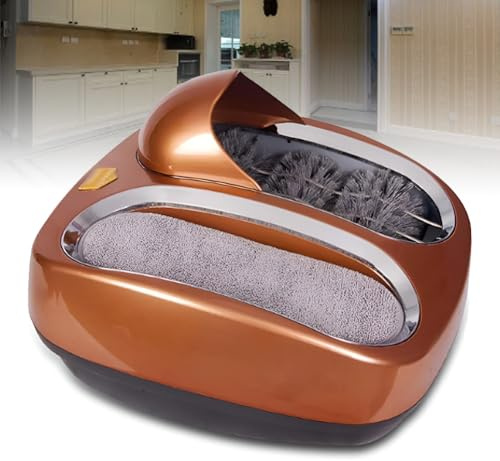 Máquina limpiadora automática de zapatos, dispositivo de limpieza de suela por inducción con interruptor de sensor, ideal para hogares, talleres, hoteles, aeropuertos, limpieza sin esfuerzo para todo
