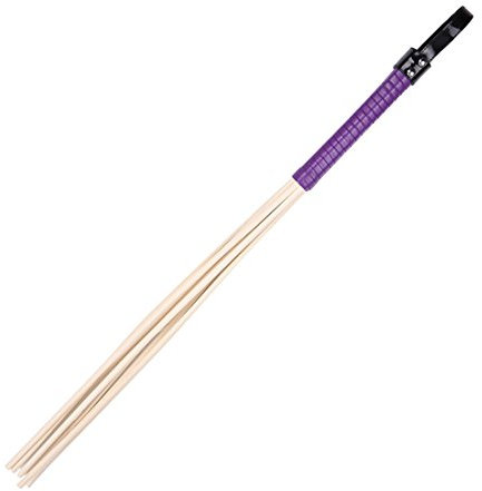 Addfect 8 racines Rotin Fouet Pointeurs Esclave Fesser et taquiner adulte Jeu de Rôle SM Esclave Plaisir Sexuel (Violet)