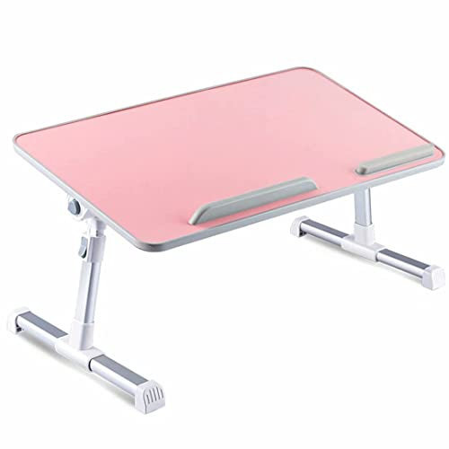 HGTRH Betttisch Laptop Höhenverstellbar, Bett Tabletttisch, Klappbarer Multifunktionales Schoßtablett Notebooktisch Tragbar Laptoptisch Lesen des Frühstücks Auf Bett Couch Boden