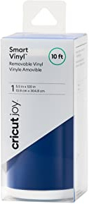 Cricut Joy Smart Vinyl abnehmbar | Blau | 3m (10ft) | Selbstklebstoff Vinyl Roll | Zur Verwendung mit Cricut Freude