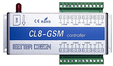 CL8-GSM. Smart Remote Wireless. gsm. Modulo dell'interruttore del Controller (Color : CL8 gsm 8CH)