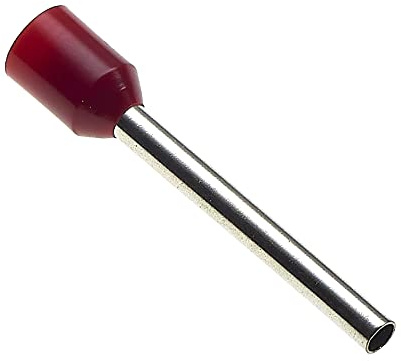 Isolierte Aderendhülse, 18X1,5mm, 100 Stück - Isolierte Aderendhülsen, Kabelschuhe, Deutsche Rote Nylonhülsen, Crimpverbinder Aus Kupfer