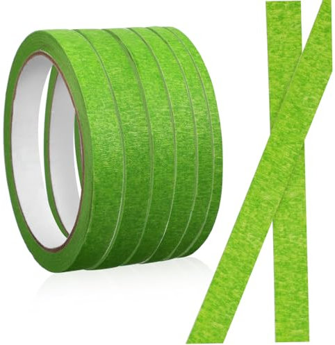 Operitacx 5 Rollen Farbiges Abdeckband Malerband Leicht Zu Entfernendes Bastelband Dekoratives Papierband Für Diy-anwendungen Geschenkverpackung Und Künstlerische Anwendungen