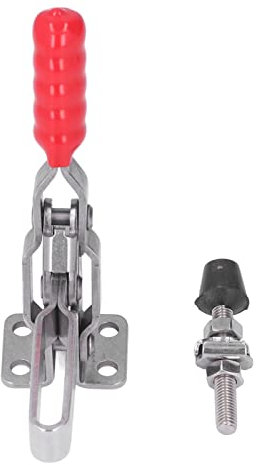 Pince à Sauterelle à Dégagement Rapide, Force de Serrage de 227 Kg, Pince à Sauterelle à Dégagement Rapide, Pince à Sauter Verticale avec Angle d'ouverture de la Poignée de 60 °, Pinces de Serrage