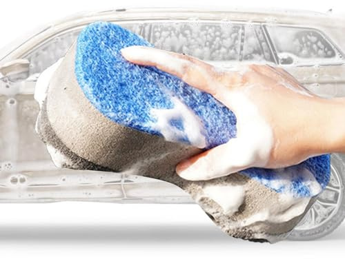 Spugna per autolavaggio, spugna per pulizia auto - Spugne per dettagli per autolavaggio | Scrub domestico e spugna per lavaggio per la cura di veicoli, camion, automobili e SUV