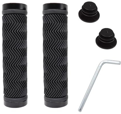 FDRJKN Bike Grips, Bike Handlebar Grips, Handlebar Grips, Mountain Bike Grips, For All Mountain, Enduro, Downhill,Support Thumb Pad, All Day, All Terrain, Lock On Grip Mountain Bike