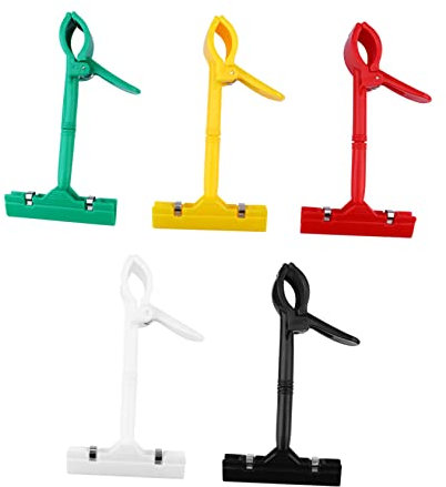 HAPINARY 2 Sets Vielseitiger Schildhalter-tag-clip Aus Kunststoff Zum Drehen Der Anzeige Für Eine Komplette Werbeshow 5 Stück * 2