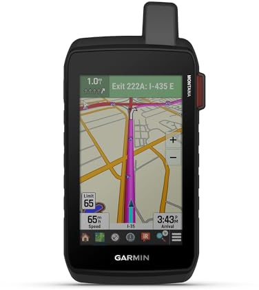 Garmin Montana® 710i, Rugged GPS Handheld Navigator with Built-in inReach® Technology for SOS and 2-way Texts in Remote Areas, 5” Touchscreen, Satellite Imagery and Maps for Routing on Roads or Trails