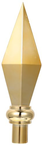 Kisangel Fahnenmastkopf Aus Aluminiumlegierung 11.4 Zoll Wetterfester Flaggenmast Topper Für Garten Zeremonien Und Außenbereich Zubehör