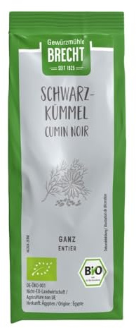 Gewürzmühle Brecht Schwarzkümmel ganz, Nachfüll 70g (1)