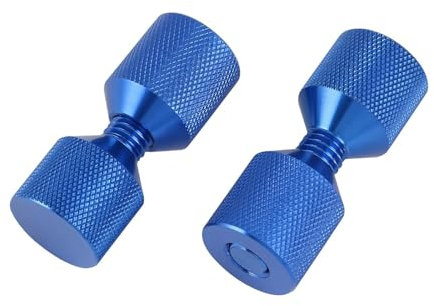 Lerpwige 2PCS Professionelles Aluminium Zwei Loch Pin Flansch Ausrichtungsstift Set Anodiert Für Rohrprojekte Auto & Schiff Geeignet