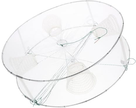 BESPORTBLE Fisch Netz Zusammenklappbar Aus Pe-Material Für Angeln Im Freien Geeignet Für Seen Flüsse Und Aquarien Praktisches Fischfängernetz