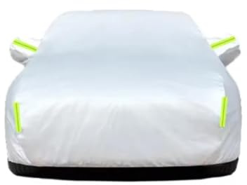 Toiumops Couverture De Voiture pour Mini Cabrio, Protection UV entièrement Couverte, Pare-Soleil imperméable, Neige, Pluie, Vent (Argent)