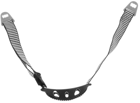 VANZACK Jugulaire de Casque de Sécurité Réglable en Polyester Coton et Plastique avec Mentonnière à Boucle Horizontale Protection Confortable pour Chantier et Travaux