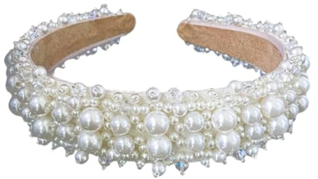 Mikinona 1 Stück Haarschmuck für Damen Braut Haaraccessoire Hochzeitskopfschmuck für Braut und Brautjungfern für Feierlichkeiten und Besondere Anlässe