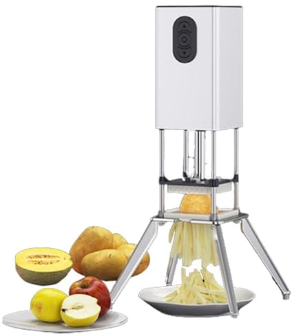 MObyat 200W Electric French Fry Cutter Machine, Electric Potato Strip Cutting Machine With Blades Size 9-12.2mm, 20 Minutes To Cut 100 Catties Of Strips, For Potatoes, Carrots