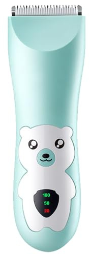 Syrisora Baby Hair Clipper, Exakt Trimning Vattentät Silent Baby Hair Clipper för Nyfödd