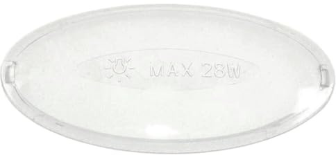 sparefixd Light Bulb Lens Cover to Fit Whirlpool Cooker Hood