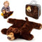ODOXIA Tappetino Ponderato Per Bambini | Rilassa E Consola | Tappetino Ponderato | Orsacchiotto | Pupazzo Sensoriale | Coperta Ponderata Per Il Grembo | Autismo, Adhd, Ansia, Stress | 2.3 Kg